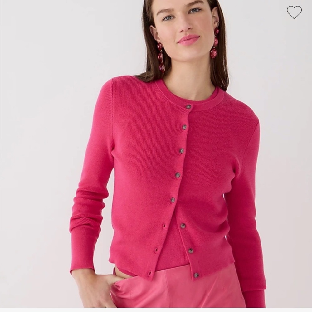 J Crew ribbed Jackie cardigan sweater